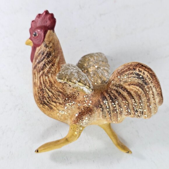 Walnut Ridge Collectables Rooster Ornament Figurine Signed 1999 Rare Ceramic - Picture 2 of 9